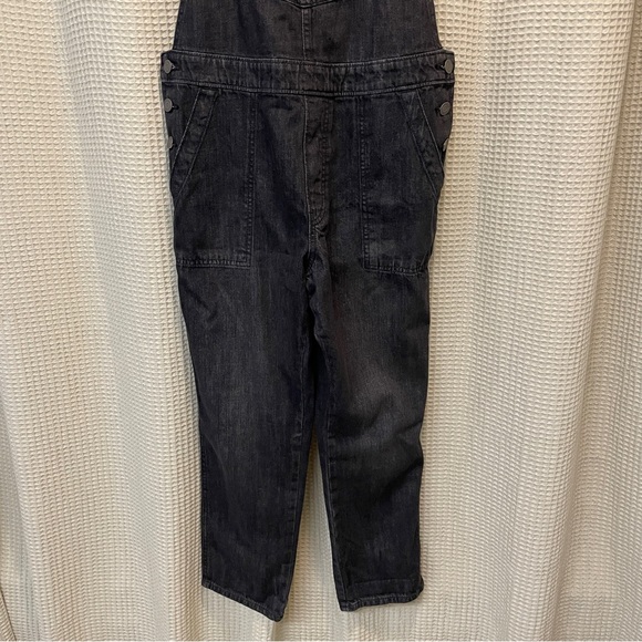 GAP Charcoal Denim Overalls Size M - Picture 3 of 5